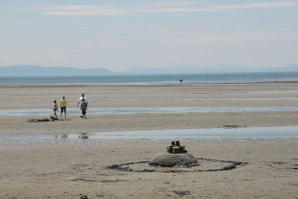 Building Sand Castles at Birch Bay